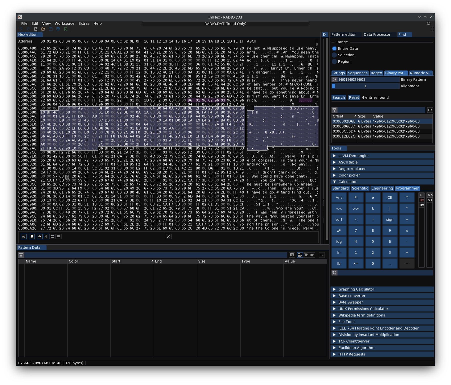 More binary!